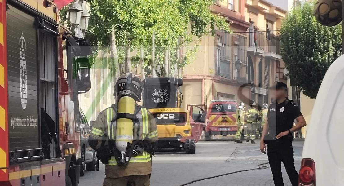 Un amplio dispositivo acude hasta la Plaza de la Soledad por un escape de gas