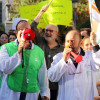 Médicos de Badajoz se concentran contra el nuevo Estatuto Marco: "Más que dinero, pedimos tiempo"