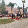 Izado de bandera por el Día de la Hispanidad en Badajoz