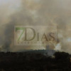 Incendio forestal entre Villafranco del Guadiana y Alvarado en el término municipal de Badajoz