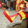 Izado de bandera por el Día de la Hispanidad en Badajoz