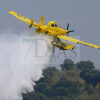 Incendio forestal entre Villafranco del Guadiana y Alvarado en el término municipal de Badajoz