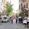 Un amplio dispositivo acude hasta la Plaza de la Soledad por un escape de gas
