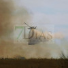Incendio forestal entre Villafranco del Guadiana y Alvarado en el término municipal de Badajoz