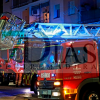 Intensa labor de los bomberos en el incendio de una vivienda en Badajoz