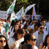 Médicos de Badajoz se concentran contra el nuevo Estatuto Marco: "Más que dinero, pedimos tiempo"