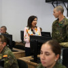 La ministra en Cáceres: “Gracias por querer formar parte de las Fuerzas Armadas”