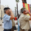 Izado de bandera por el Día de la Hispanidad en Badajoz
