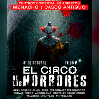 Se aplaza 'El Circo de los Horrores' en el centro de Badajoz por previsión de lluvia Se aplaza 'El Circo de los Horrores' en el centro de Badajoz por previsión de lluvia