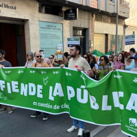 Educación cifra en un 42,6 % el seguimiento de la huelga de docentes en Extremadura