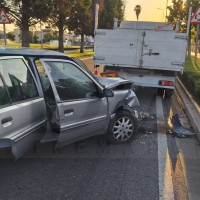 Un conductor sufre un accidente en la avenida de Elvas de Badajoz