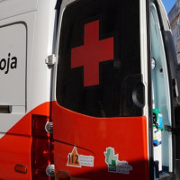 Accidente en el cruce de la autopista en Badajoz