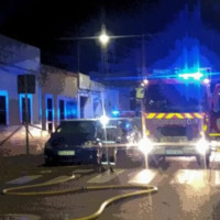 Un hombre en estado crítico tras un incendio de vivienda en San Roque