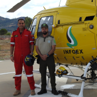 Día del Pilar: reconocen la labor de los profesionales contra incendios en Extremadura