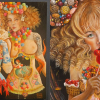 Adéntrate en el universo imaginativo y colorido de esta artista extremeña en la Sala Vaquero Poblador