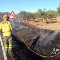 El INFOEX prorroga la época de peligro alto de incendios en Extremadura