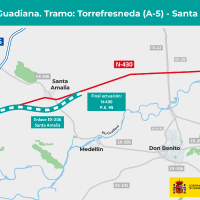 Luz verde al nuevo tramo de la autovía que unirá Torrefresneda y Santa Amalia
