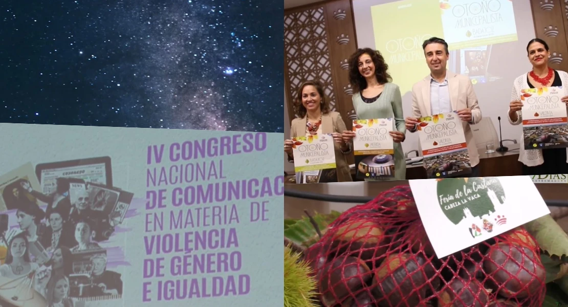La Diputación de Badajoz apuesta por la igualdad, los mejores eventos y el cielo nocturno en la provincia La Diputación de Badajoz apuesta por la igualdad, los mejores eventos y el cielo nocturno en la provincia
