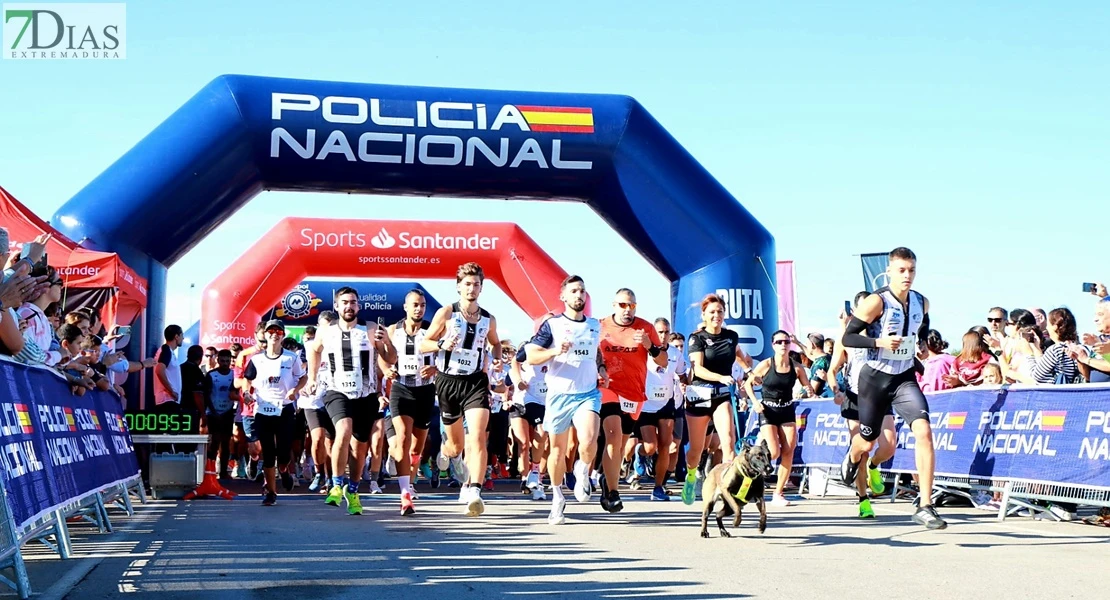 Imágenes del VIII Cross Solidario 091 en Badajoz