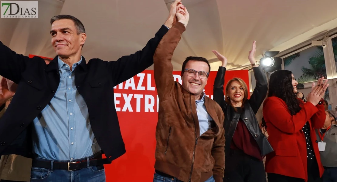 La visita de Pedro Sánchez a Extremadura en imágenes