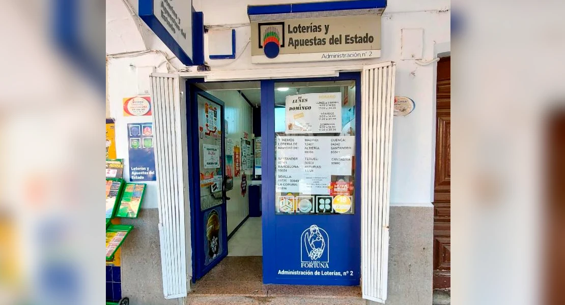 Tocan dos premios de la Lotería Nacional en Mérida y Cáceres