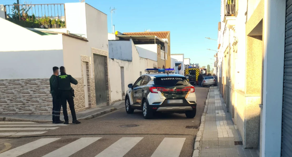 Amplio dispositivo por un incendio de vivienda en Villafranco del Guadiana
