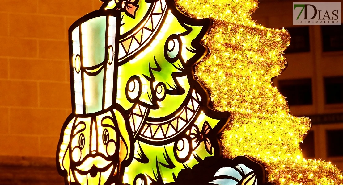 Comienza la Navidad en Badajoz: cientos de visitantes inauguran el encendido de luces