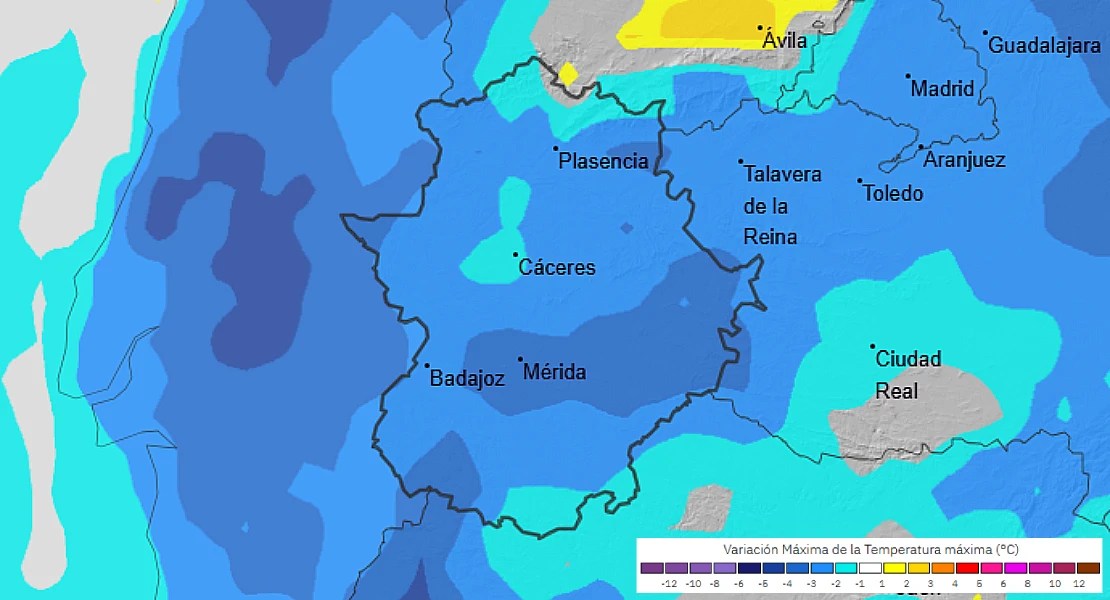 Extremadura rozará los 0 ºC esta semana: la AEMET anuncia heladas