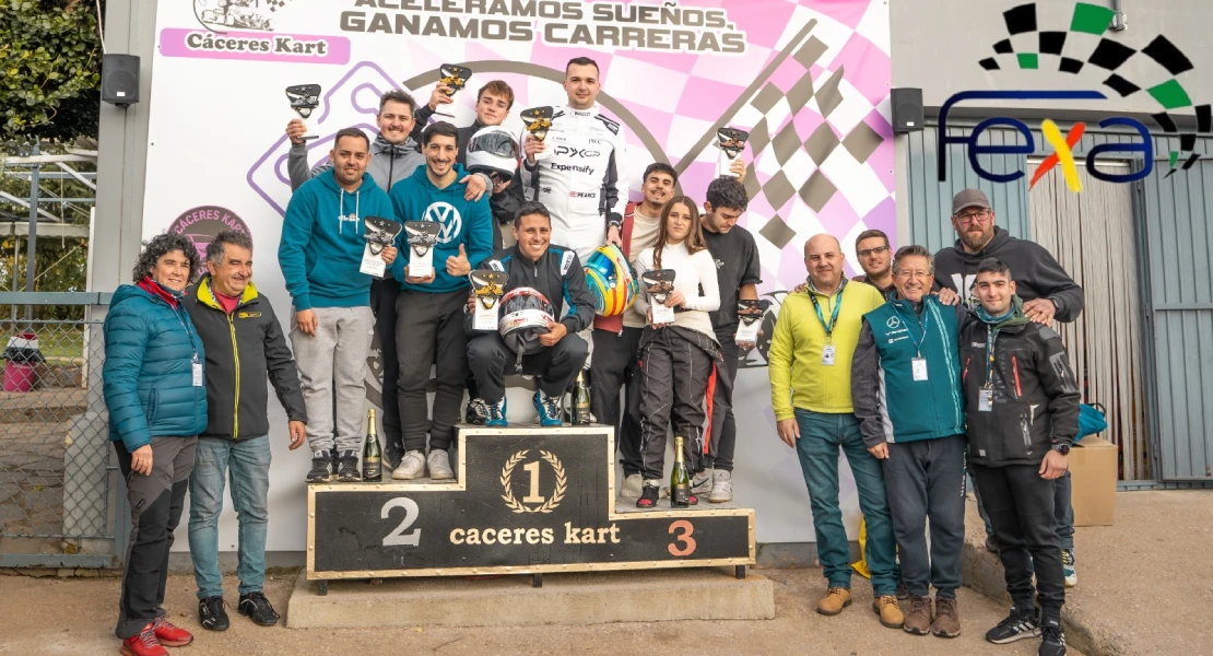 Victoria y vuelta rápida para NCV Motorsport en la prueba de karting resistencia en Cáceres