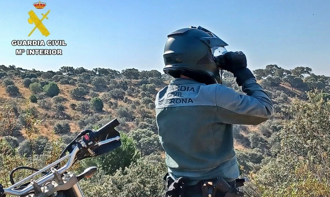 Sorprendido en una finca de Monesterio intentando realizar una montería