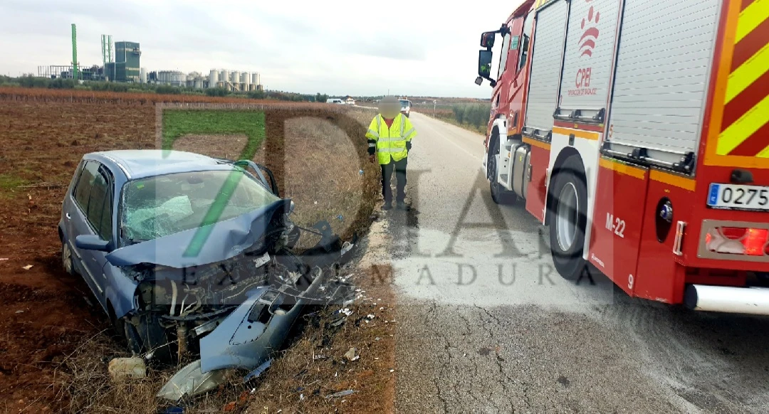 Múltiples heridos en un grave accidente en la provincia de Badajoz