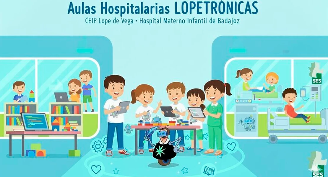 El CEIP Lope de Vega lleva la robótica al Hospital Materno Infantil