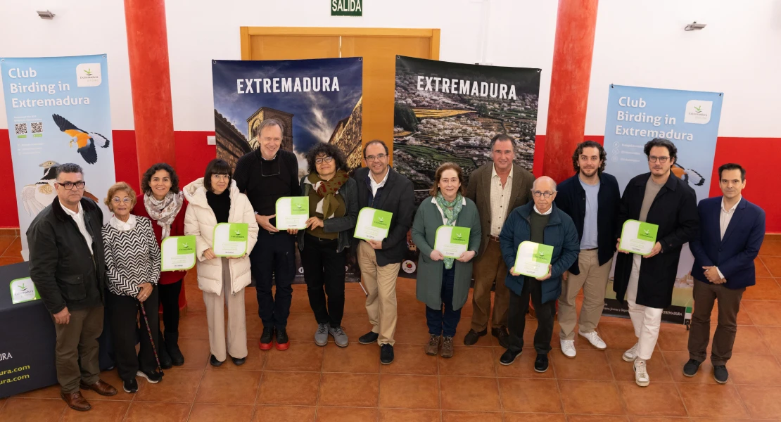 El Club Birding suma 174 socios con una web con la oferta de turismo ornitológico de Extremadura