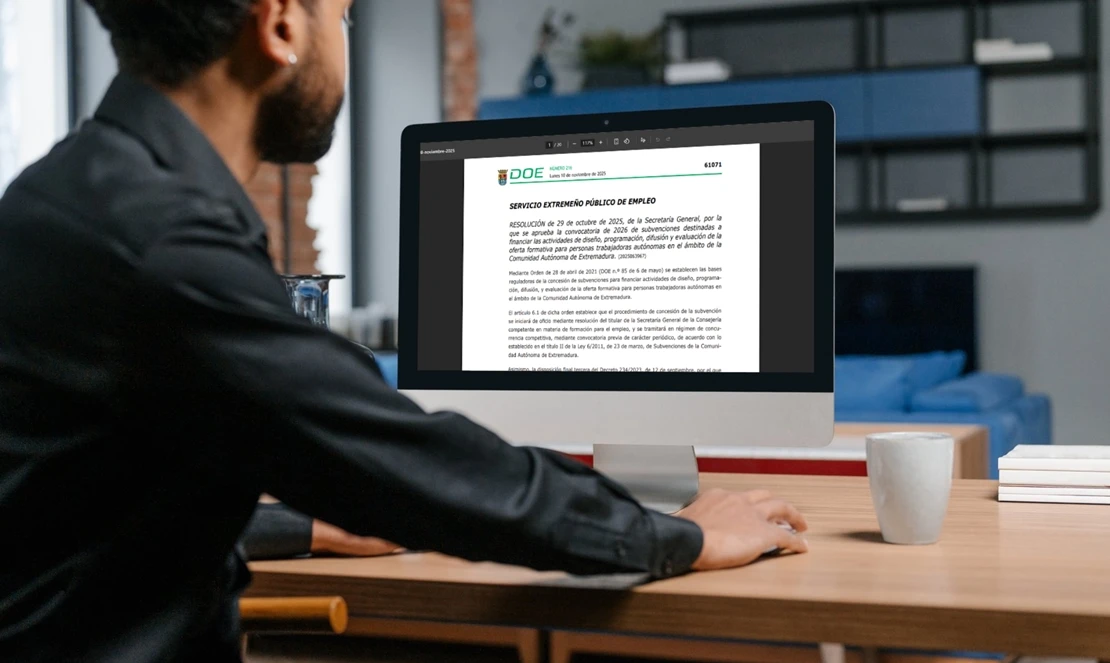 Ayudas para financiar la oferta formativa para personas trabajadoras autónomas