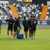 Primer entrenamiento y declaraciones del nuevo entrenador del CD Badajoz