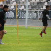 Primer entrenamiento y declaraciones del nuevo entrenador del CD Badajoz