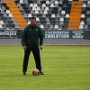 Primer entrenamiento y declaraciones del nuevo entrenador del CD Badajoz