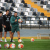 Primer entrenamiento y declaraciones del nuevo entrenador del CD Badajoz
