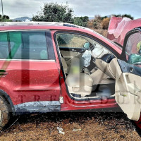 Varios heridos tras un accidente en la autovía cerca de Mérida