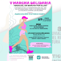 “Badajoz, en marcha por ellas”: cada paso cuenta contra la violencia