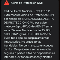 Guardiola ante la alerta roja de esta madrugada: "Les pido máxima precaución"