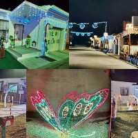 Cuenta atrás para encender la Navidad en Sagrajas: un pueblo convertido en espectáculo de luces