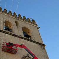 El PSOE pide al PP que haga público el informe sobre la caída de las guirnaldas en la Plaza de España