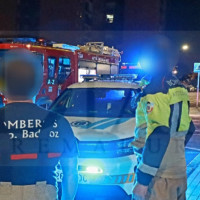 Susto en Badajoz la pasada noche por un incendio en una vivienda de la avenida del Perú