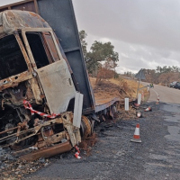 Un camión sin neumáticos: el origen de un incendio que arrasó casi 6.000 ha en Extremadura