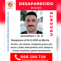 Aparece el joven de 30 años visto por última vez hace una semana