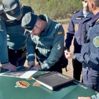 Simulacro de búsqueda de un desaparecido en La Codosera (BA)