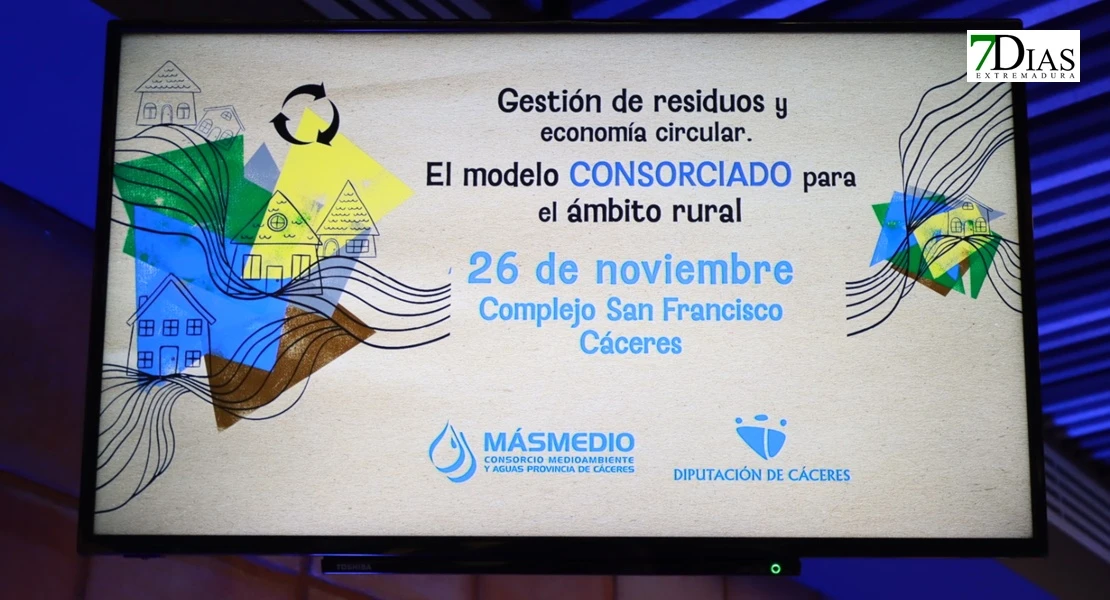La Diputación de Cáceres avanza hacia la gestión de residuos y la economía circular en el ámbito rural