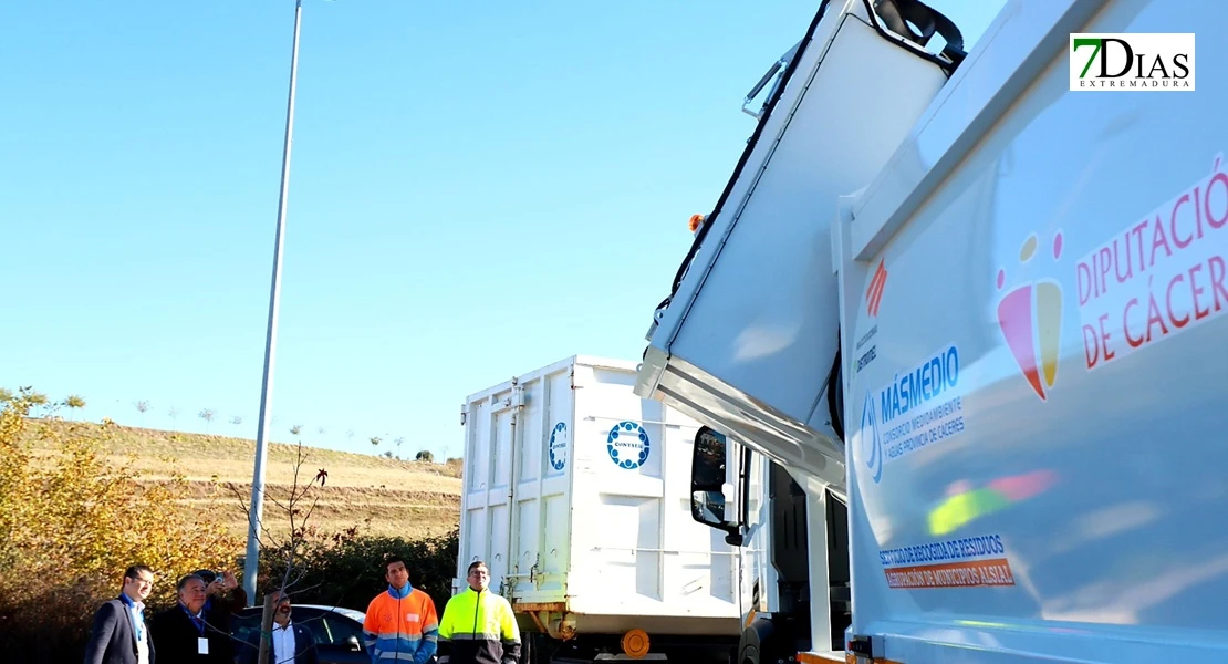 La Diputación de Cáceres avanza hacia la gestión de residuos y la economía circular en el ámbito rural