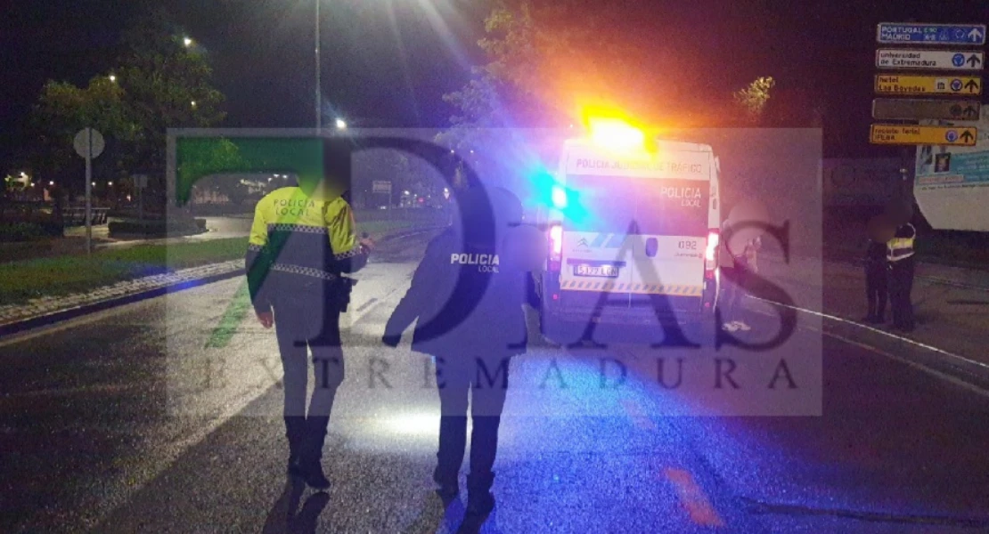 Accidente mortal en la avenida de Elvas de Badajoz